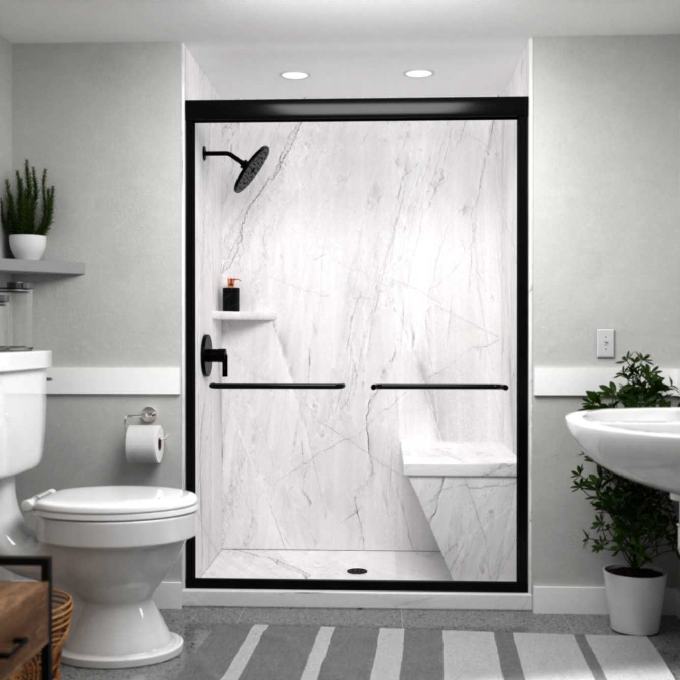 Bathroom remodel by Jerry's Handyman